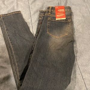 New NWT Arizona jeans jeggings super skinny leg size 12 regular